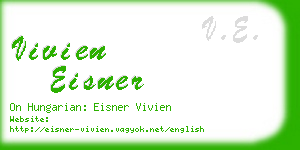 vivien eisner business card